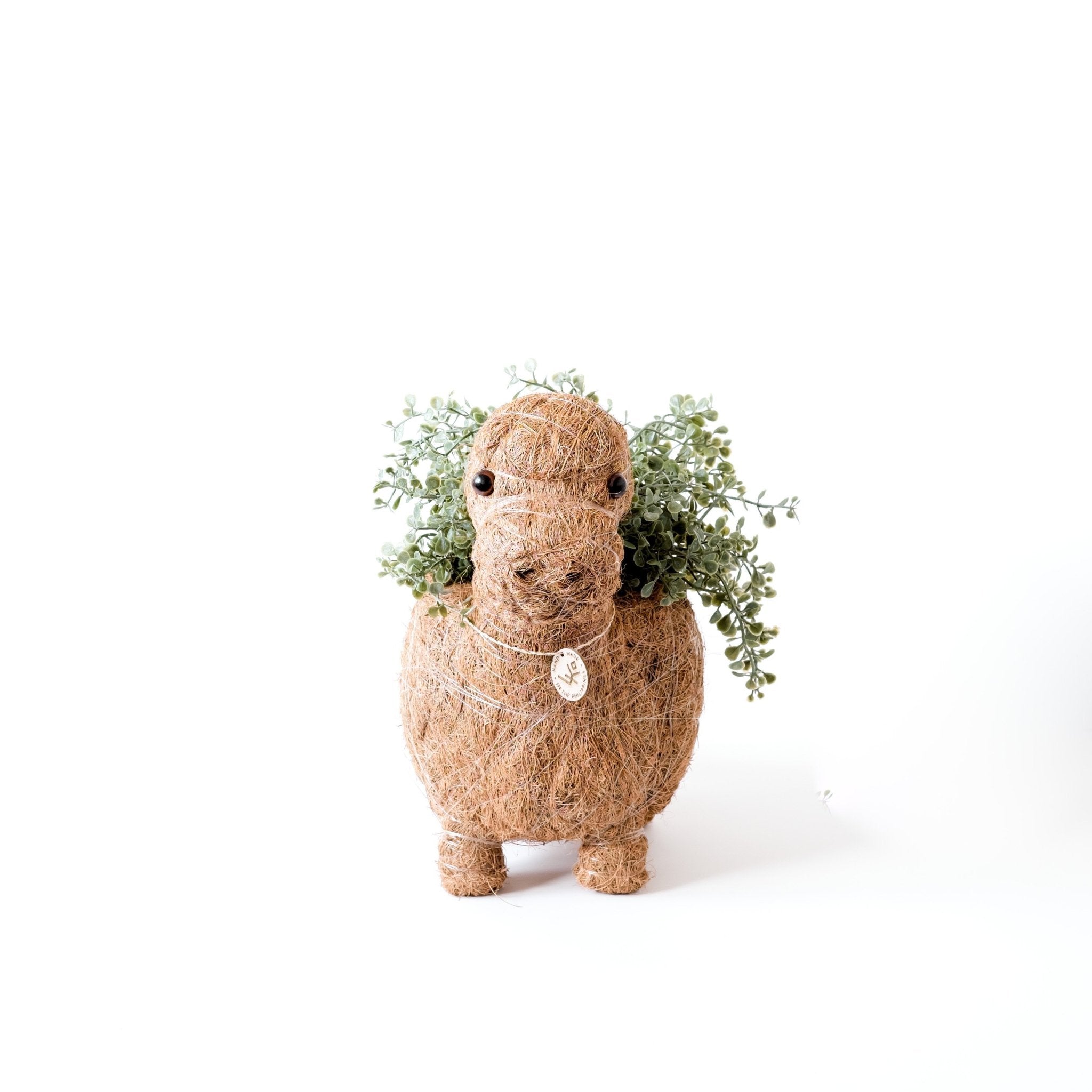 Brontosaurus Coco Fiber Planter - Henderson Garden Supply