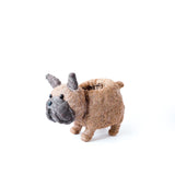 French Bulldog Coco Fiber Planter - Henderson Garden Supply