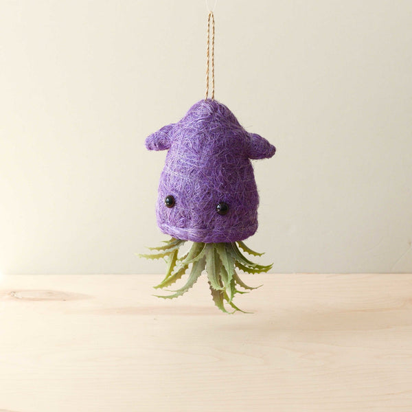 Squid Hanging Planter for Air Plants - Handmade Plant Pot