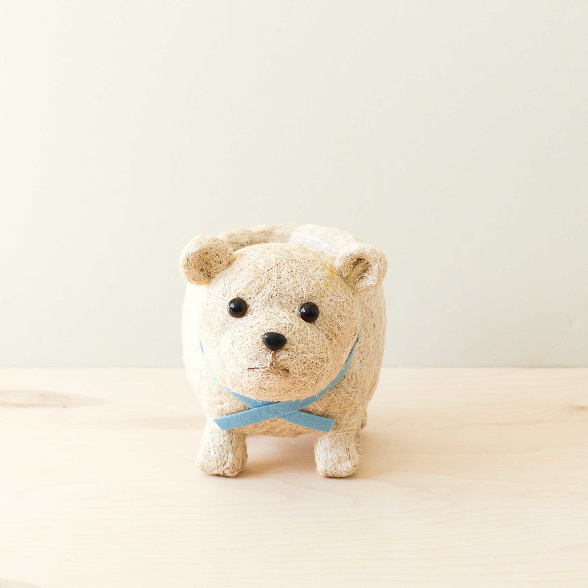 Polar Bear Coco Fiber Planter - Henderson Garden Supply