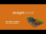 15.75" Height Flexible Steel Edging - Weathering