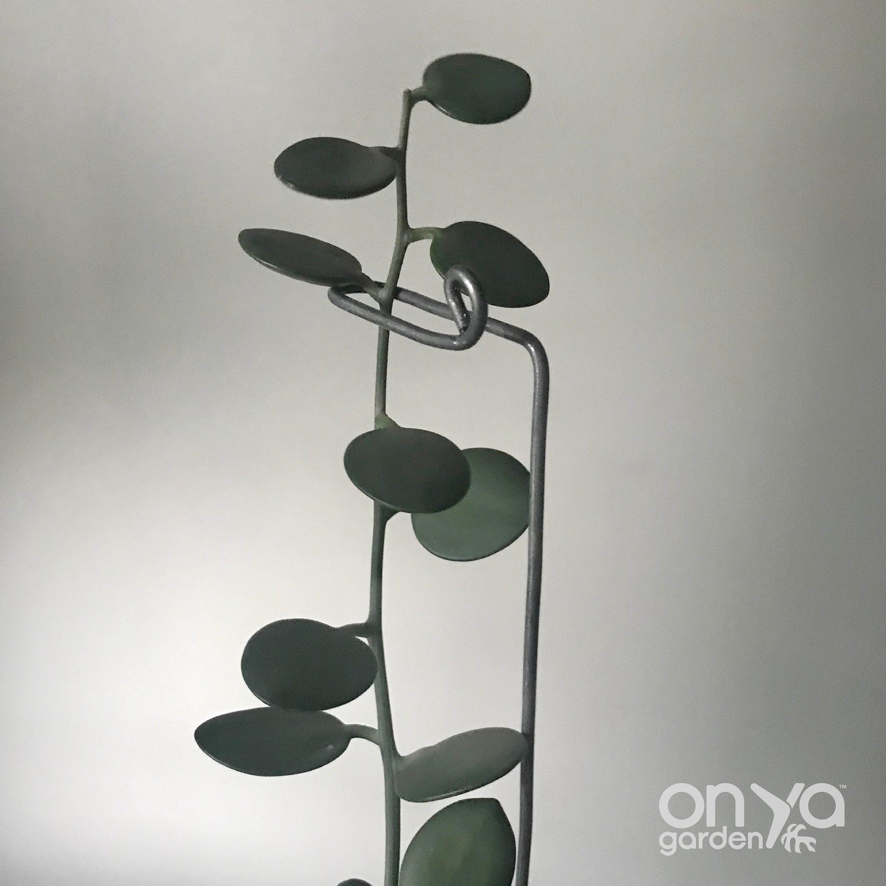 Steel Modern Plant Sticks Set of 3, Decorative Plant Stakes