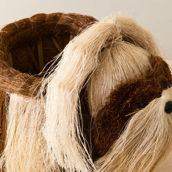 Shih-tzu coco fiber planter - Henderson Garden Supply