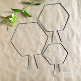 Steel Hexagon Honeycomb Plant Trellis, 3 Sizes Available