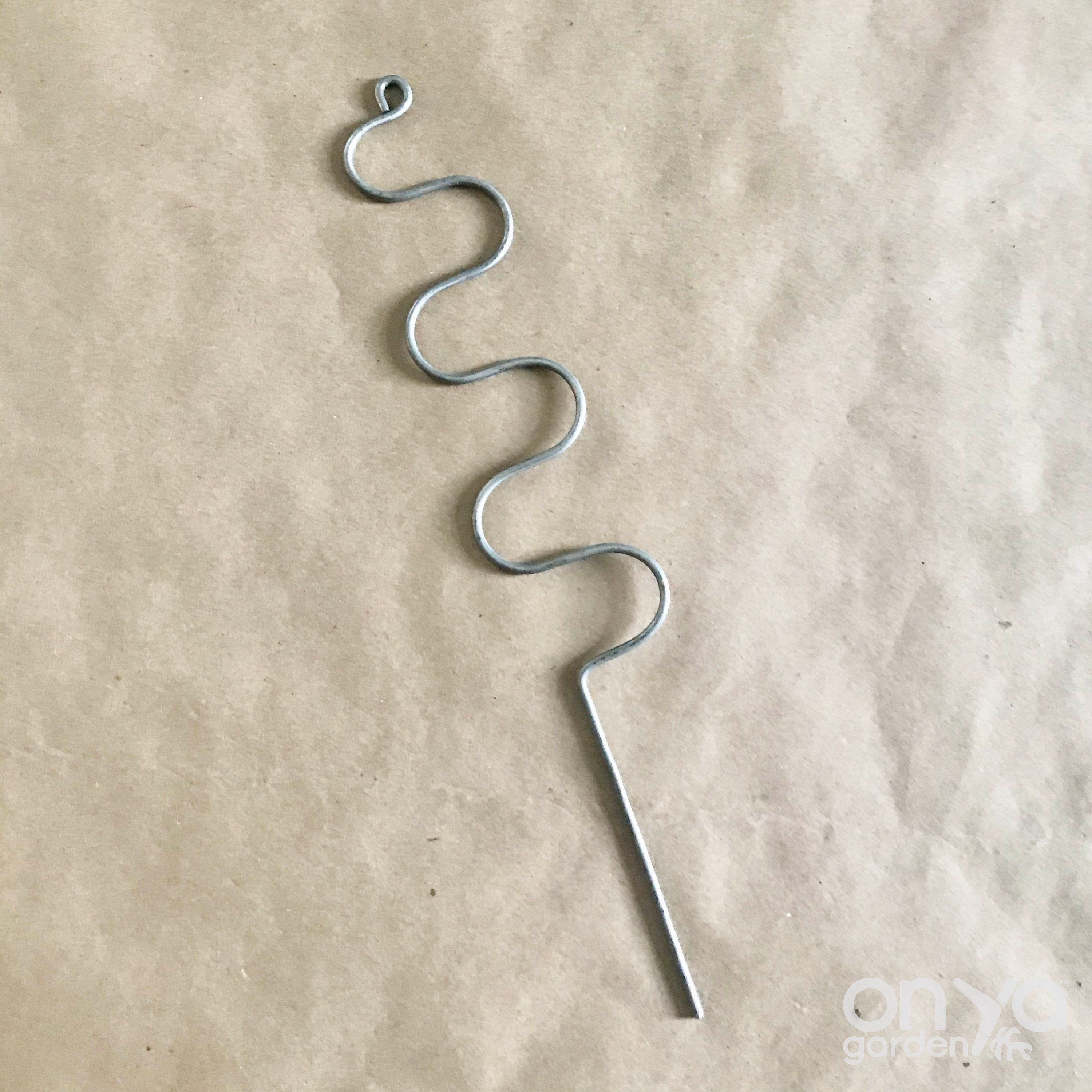 Steel Serpent Plant Stick Stem Supporter, Curvy Plant Stake