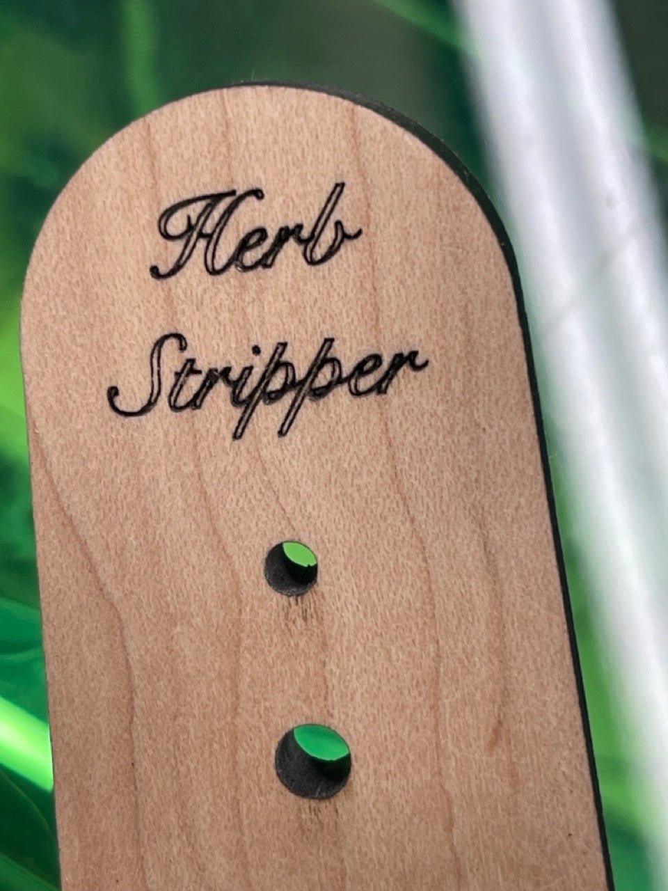 Wooden Herb Stripper - American Maple
