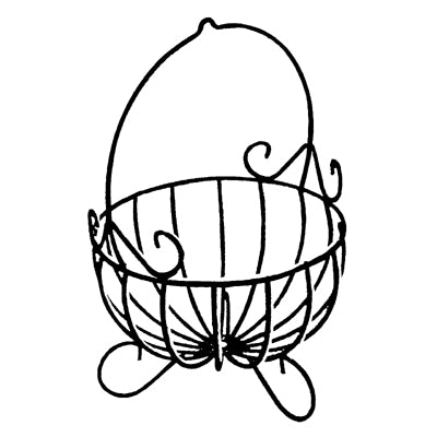 Cauldron Basket Planters With Coco Liners shown as basket only - Henderson Garden Supply