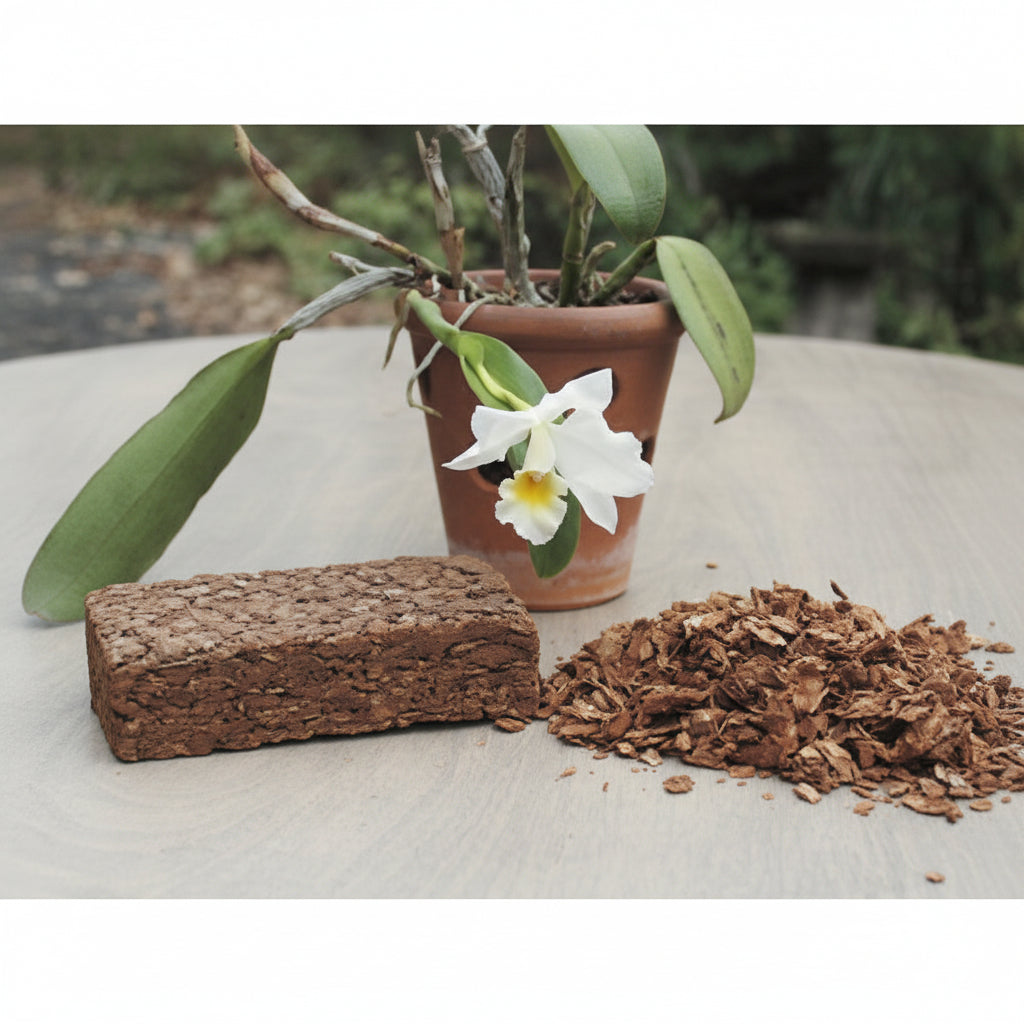 Coir Coco Coconut Husk Chip Bricks for Orchids Growing Medium Case of 24 - Henderson Garden Supply
