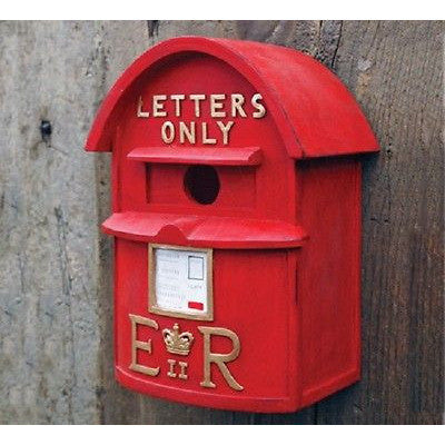 Red English Postbox Birdhouse - Henderson Garden Supply