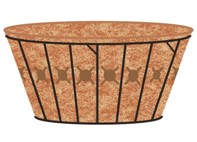 Pamela Crawford Single Tier Basket Planter and Liner Sets - Henderson Supply