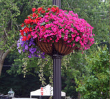 Hayrack Lamppost Euro-Classic Basket 30" - Henderson Garden Supply