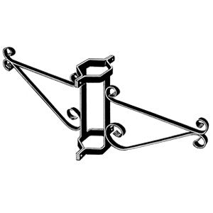 Heavy Duty Lamppost Bracket Euro Classic for 5"-7"D Lampposts - Henderson Garden Supply