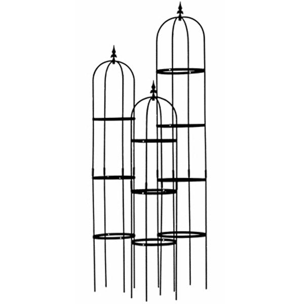 Rose Pillar Steel Obelisk (4 Sizes Available) - Henderson Garden Supply