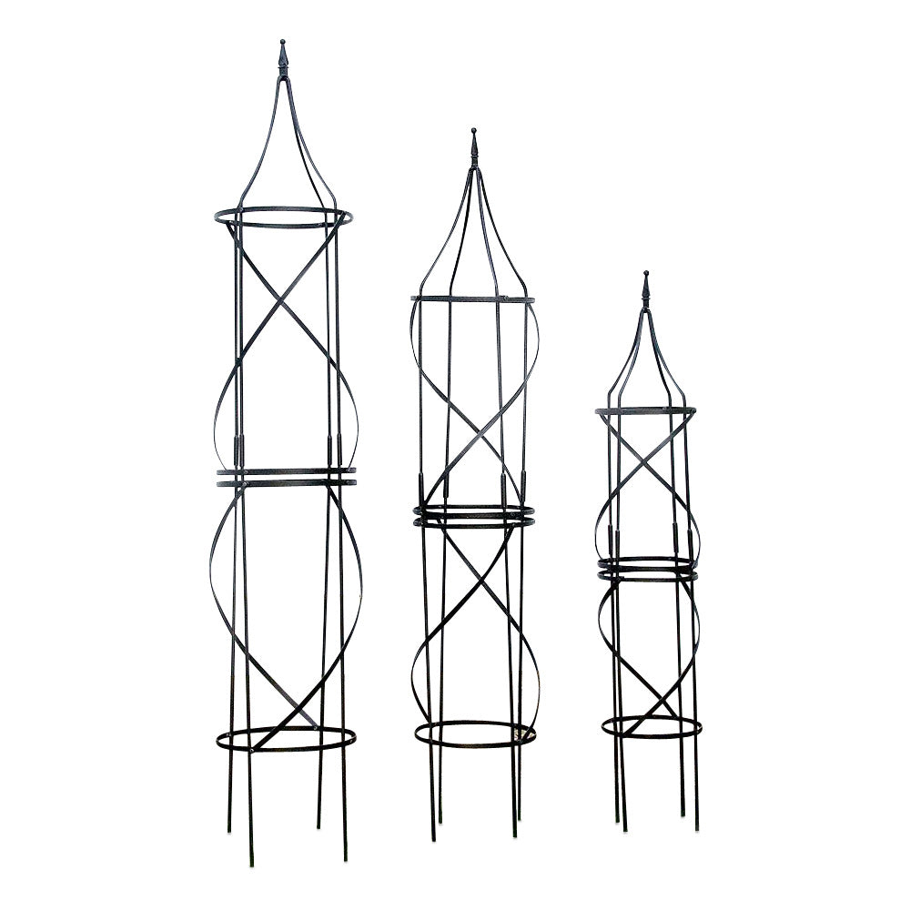 Border Tuteurs - Solid Steel Obelisk - 4 sizes available - Henderson Garden Supply