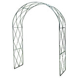 Solid Rod Steel Lattice Garden Arch Arbor - Henderson Garden Supply