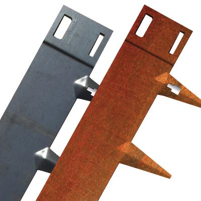 Core Edge Flexible Steel Lawn Edging show in CorTen - Henderson Garden Supply