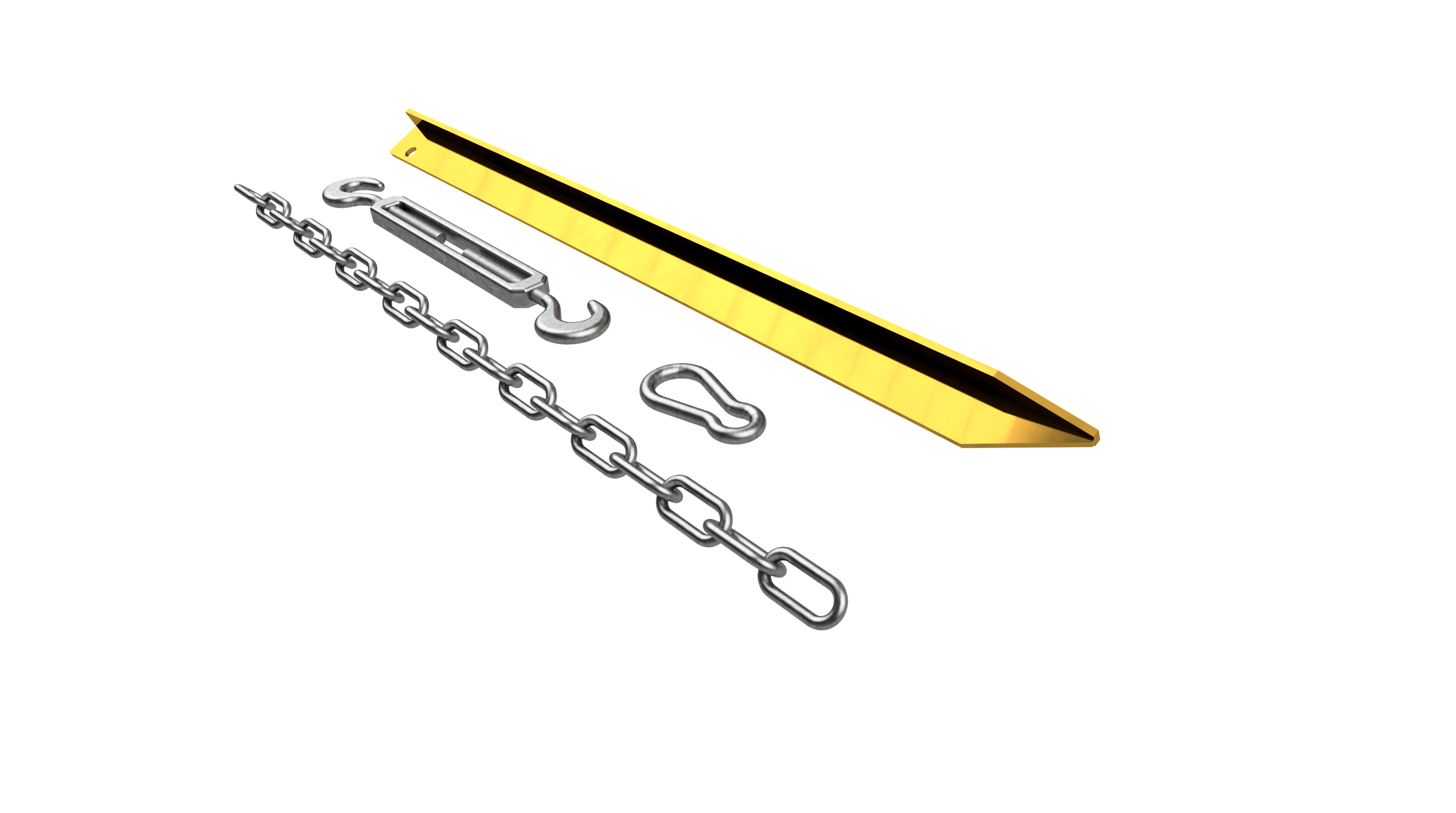 Fixed Height Line Universal Bracing Kit Turnbuckle Style