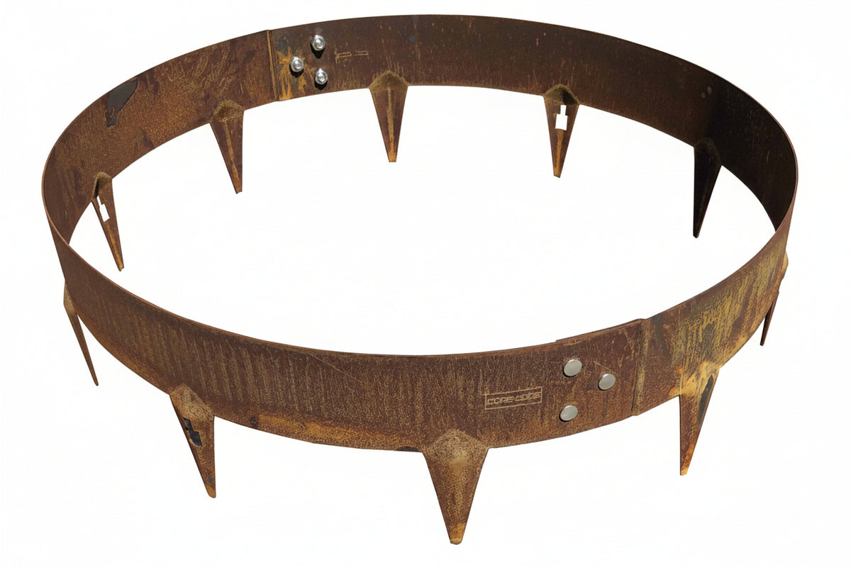Compressor Tree Rings Core CorTen Steel Tree Rings - Pre-Rolled | Henderson Garden Supply