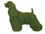 Cocker Spaniel Wire Topiary Frame filled with Green Dyed Sphagnum Moss - Henderson Garden Supply
