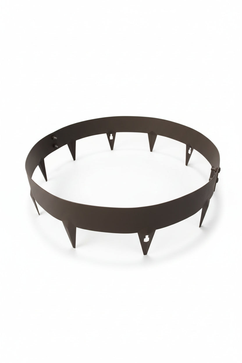 EverEdge Classic Steel Tree Rings in Brown - Henderson Garden Supply