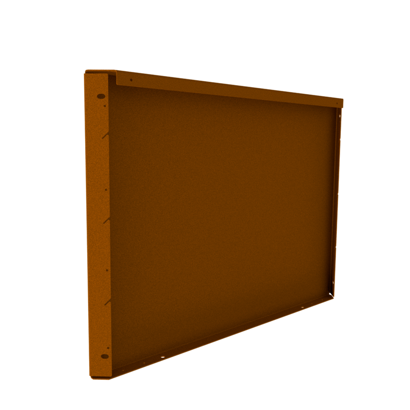 Weathering Steel 15.75" Height Raised Garden Bed Planter Sections
