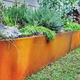 Staightcurve 15.75" Rigidline CorTen Steel Edging - Henderson Garden Supply