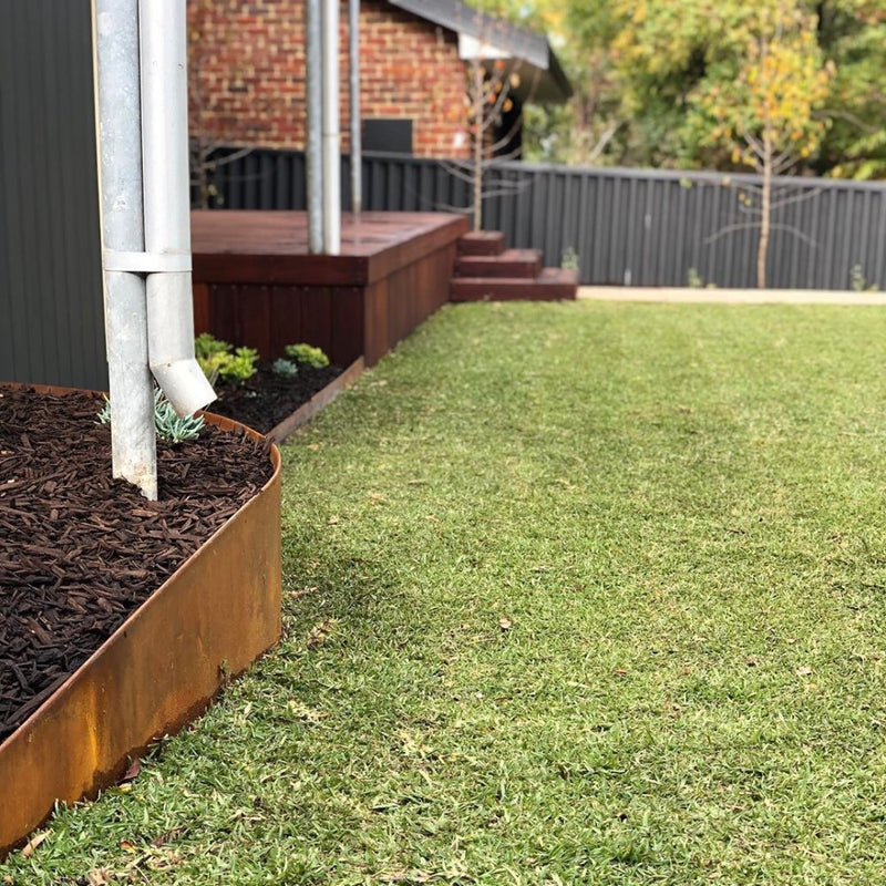 Staightcurve 22" Flexline CorTen Steel Edging - Henderson Garden Supply