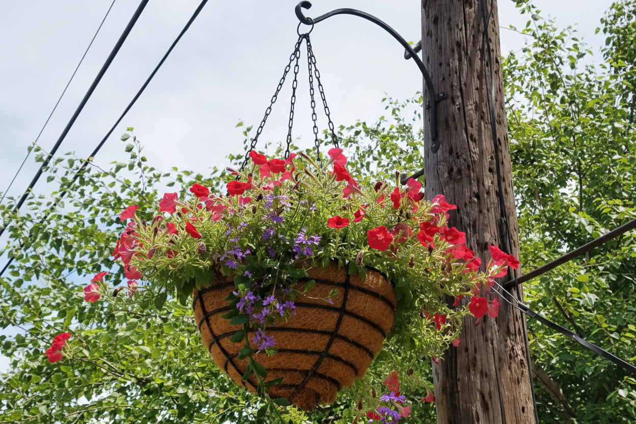 Old Fashioned Hanging Basket 20" Set of 5 - Henderson Garden Supply