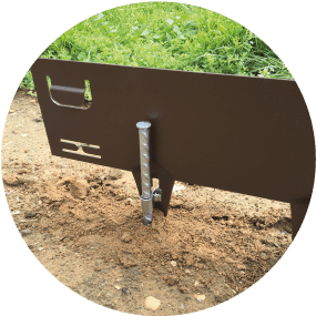 Soft Ground extension pin for extra stability to use with Core Edge Flexible Steel Edging - Henderson Garden Supply