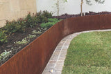 Staightcurve 22" Rigid CorTen Steel Edging - Henderson Garden Supply