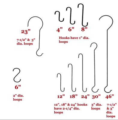  18 Pack White S Hooks For Hanging, 4-1/2 Inch Large