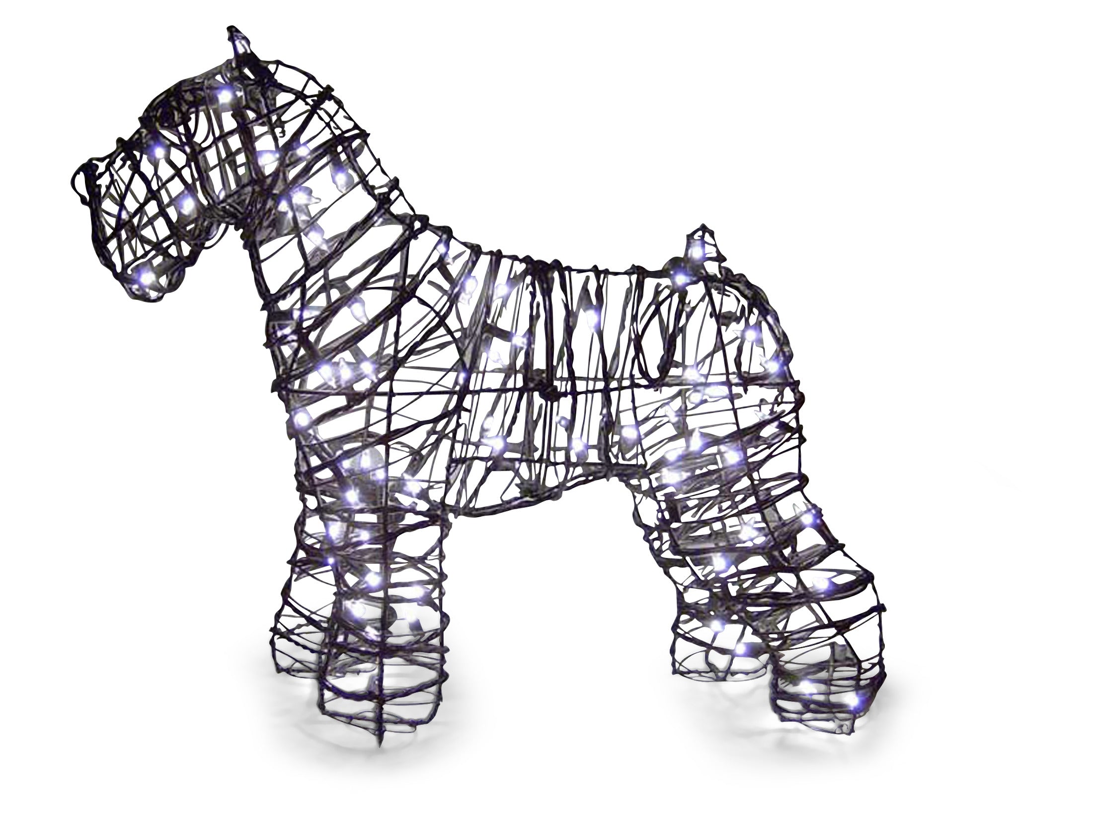 Schnauzer 24" Topiary Sculpture