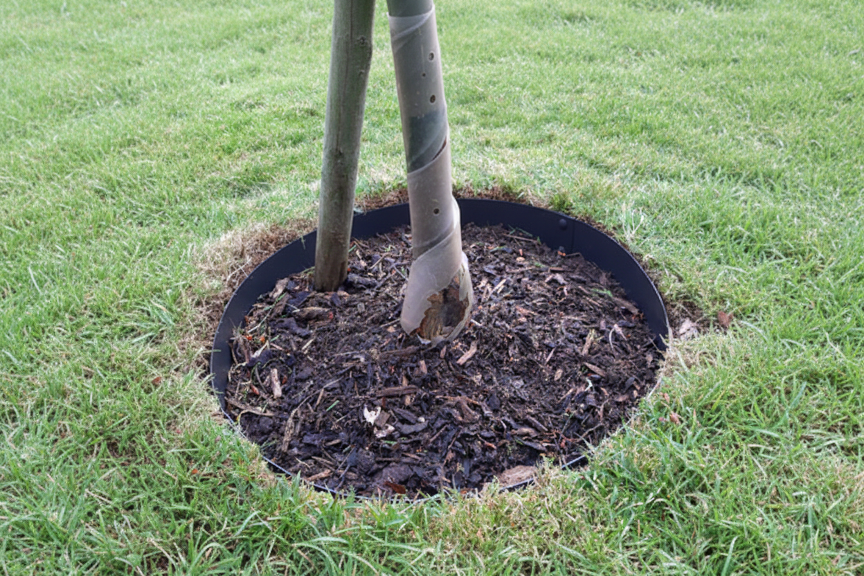 Everedge Garden Tree Rings Pre Rolled Slate Powdercoated - Henderson Garden Supply