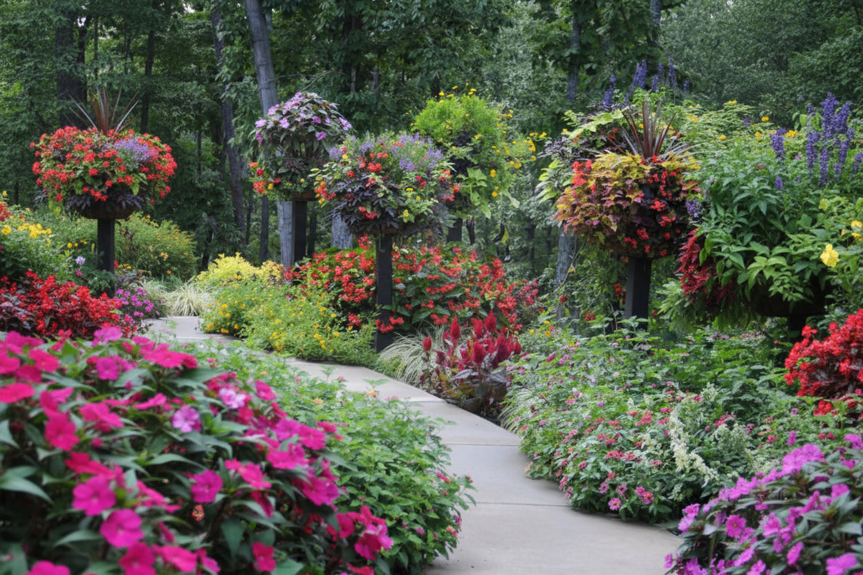 Pamela Crawford Border Column Kits (Basket Not Included) - Henderson Garden Supply