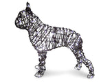 Boston Terrier Pre-Lit Steel Topiary Frame - Henderson Garden Supply