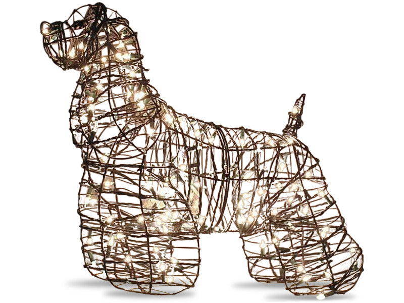 Cocker Spaniel Topiary Frame Pre-lit - Henderson Garden Supply