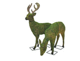 Deer and Doe Topiary frames filled with sphagnum moss - Henderson Garden Supply