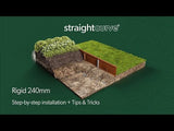 Straightcurve 9.5" weathering steel raised garden beds video installation - Henderson Garden Supply