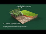 Straightcurve 6 inch flexible garden edging installation video - Henderson Garden Supply