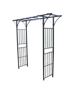 Steel Square Pergola Garden Arbor - Henderson Garden Supply