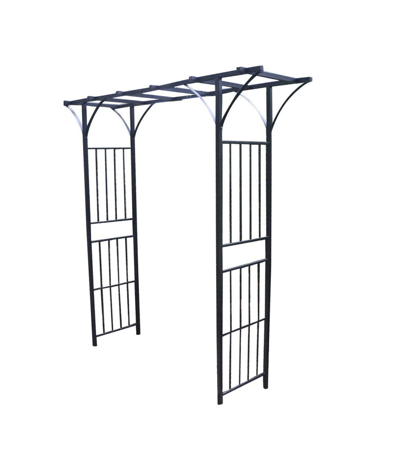 Steel Square Pergola Garden Arbor - Henderson Garden Supply
