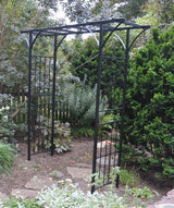 Steel Square Pergola Garden Arbor - Henderson Garden Supply