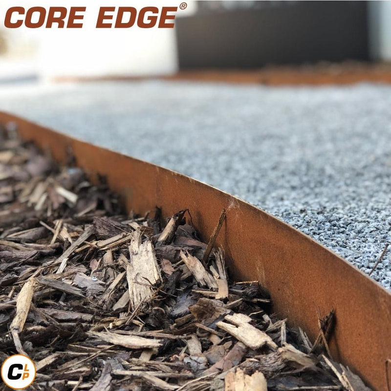 Core Edge Flexible Steel Lawn Edging CorTen