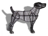 Jack Russell steel topiary frame - Henderson Garden Supply