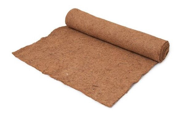 Set of 3 mini coco fiber rolls 24 inches wide by 10 feet long - Henderson Garden Supply