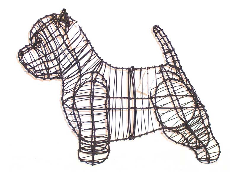 Westie steel topiary frame - Henderson Garden Supply
